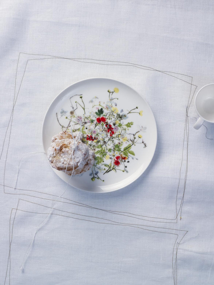 Frühstück-Teller 23cm Fahne - Fleurs Sauvages, 6 Stück